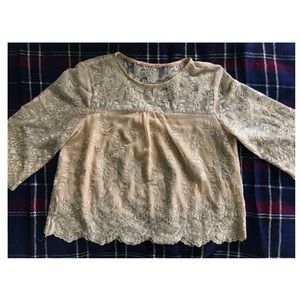 Forever 21 Gold Blouse